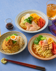 冷たい麺の食べ比べセット(3種)|ごま冷麺・黒酢冷麺・混ぜ麺