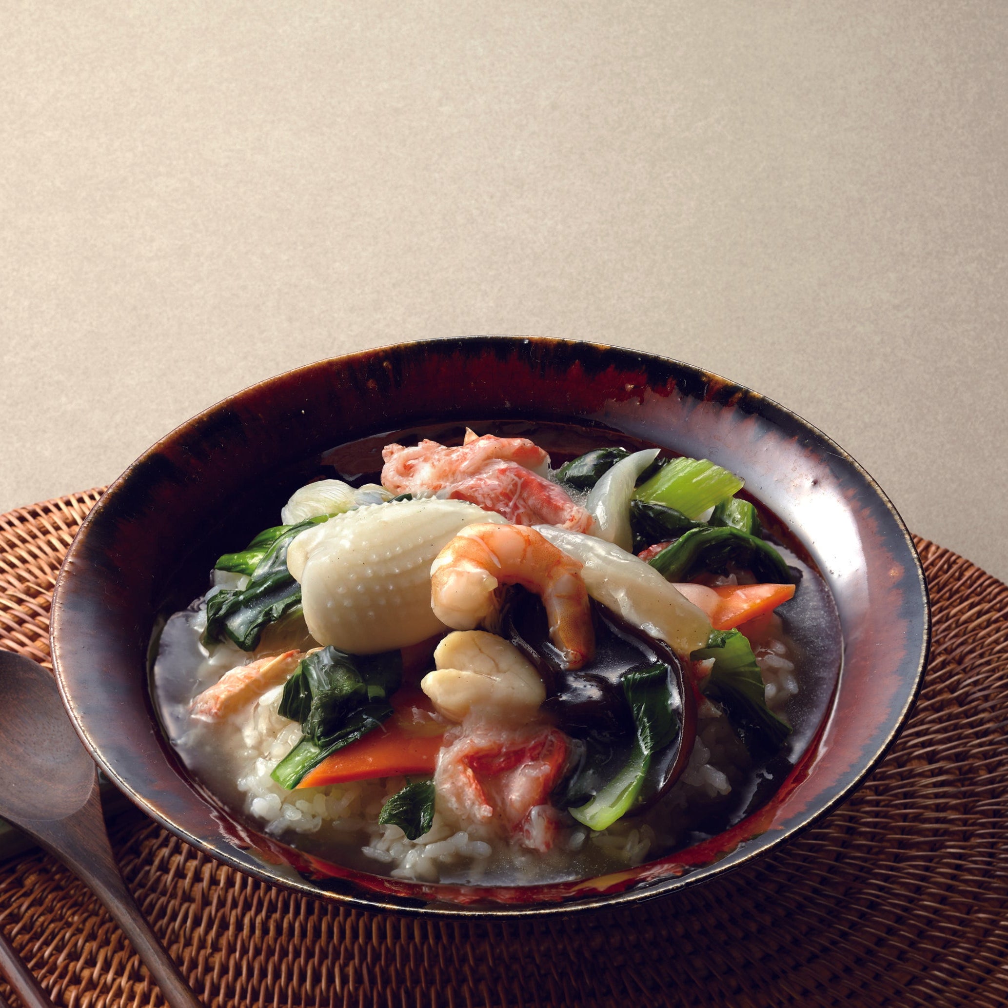 冬季限定】蟹入り海鮮中華丼の具 | 百貨店で人気 | 楽仙樓 – 楽仙樓