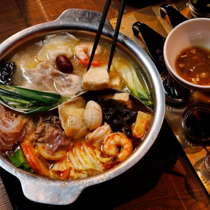 火鍋セット 2人前 | 水餃子・麺・タレ付き | スパイス香る本格中華